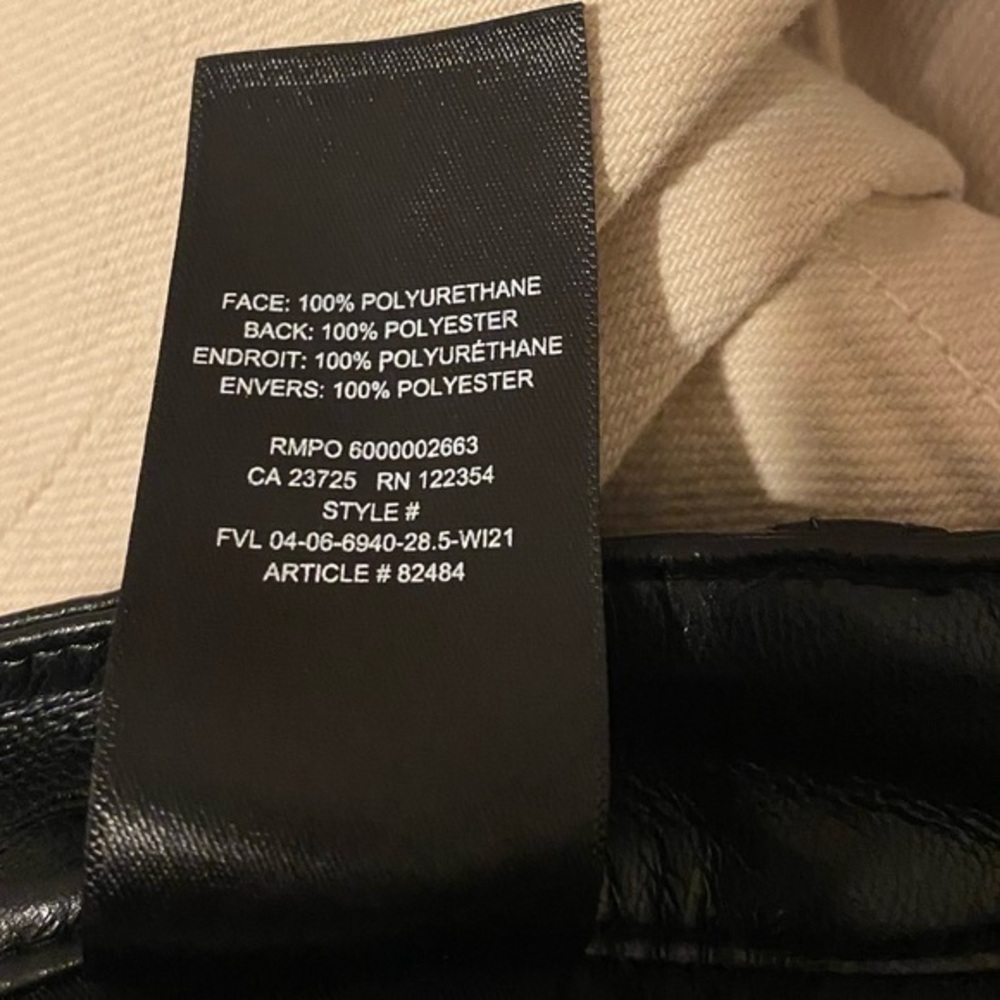 Wilfred Black Leather Pants - Picture 5 of 7